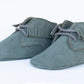 CHAYTON - Fringe Lace-Up Oxford - Bottle Green