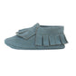 DAKOTA - Fringe Stretch Moccasin - Bottle Green