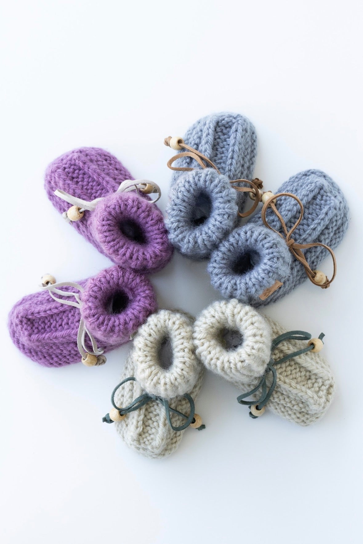 LUNA - Hand Knit Slip On - Natural